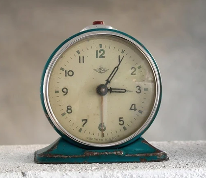 Reloj vintage de mesa